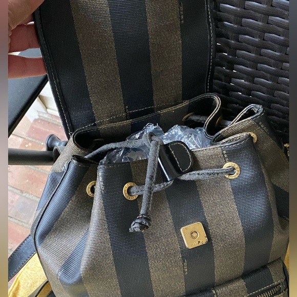 Fendi Penguin Print Leather Backpack - Picture 14 of 15